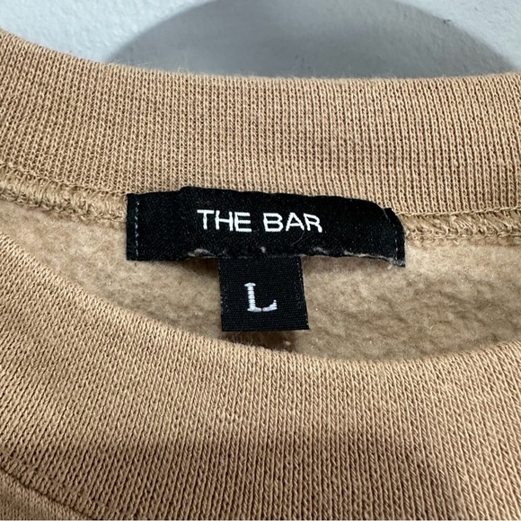 The Bar Tan Sweatshirt Brown Size Large - Picture 4 of 7